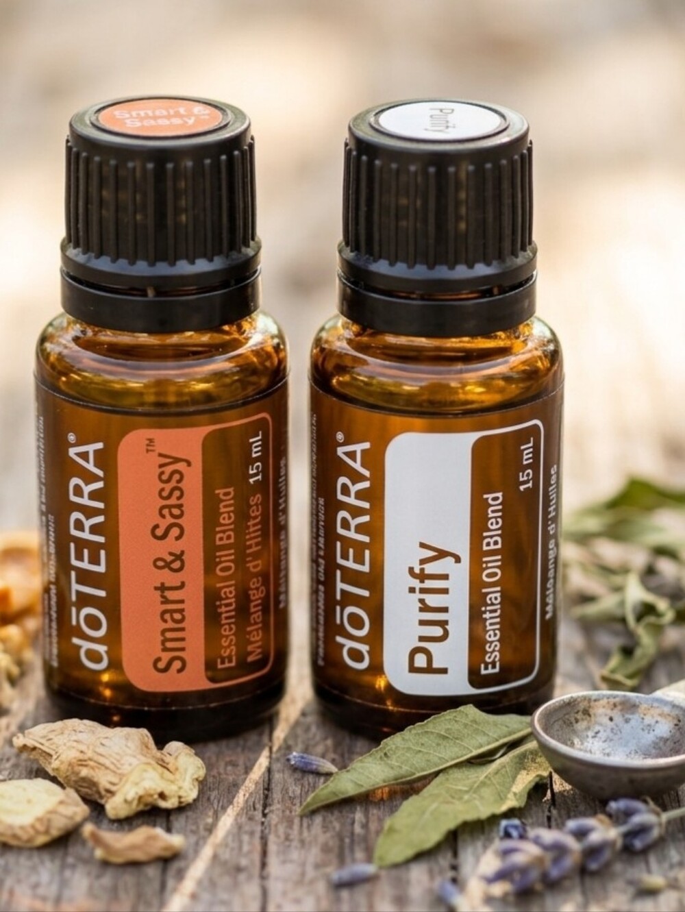 doTERRA Purify & Smart & Sassy Essential Oil Blend Duo